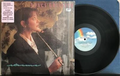NANCI GRIFFITH STORMS~NM-/NM 1989 MCA RECORDS 1st PRESS LP~SHRINK w/HYPE STICKER - Image 1 of 3