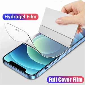Soft Screen Protector Hydrogel Film For iPhone 16 Pro Max 13 Pro 14 Pro 11 12 15 - Picture 1 of 24