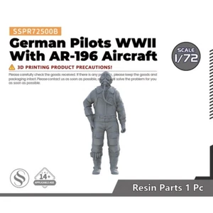SSMODEL SSPR72500B 1/72 German Pilots WWII With AR-196 Aircraft