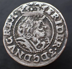 1/16 SPECIEDALER 3 Skilling Lybsk - Denmark KM# 54.1 coin -#R72 - Picture 1 of 3