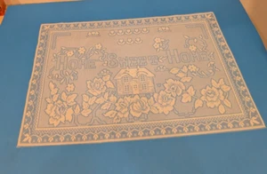 Home Sweet Home, Floral Ecru Lace Sampler - Cottagecore Embroidery - Picture 1 of 6