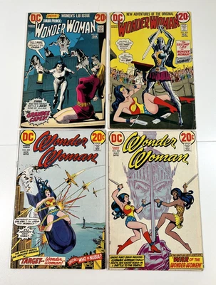 DC Wonder Woman #203, #204 (1st App. Nubia) #205 & #206 (Bondage & Keys 1973 - Image 1 of 4