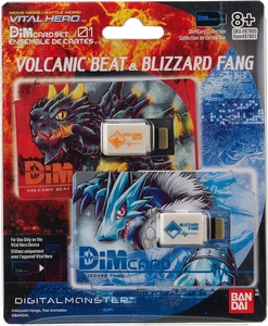 - Digimon - Vital Hero DIM Card Pack (Volcanic Beat & Blizzard Fang) - Imagen 1 de 12