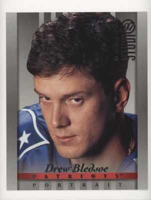 1997 Donruss Studio 8x10 Drew Bledsoe #4 - Image 1 of 2