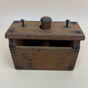 Antike Vintage Holz Primitive Butterform Presse Landhaus Küche Landhaus - Bild 1 von 10
