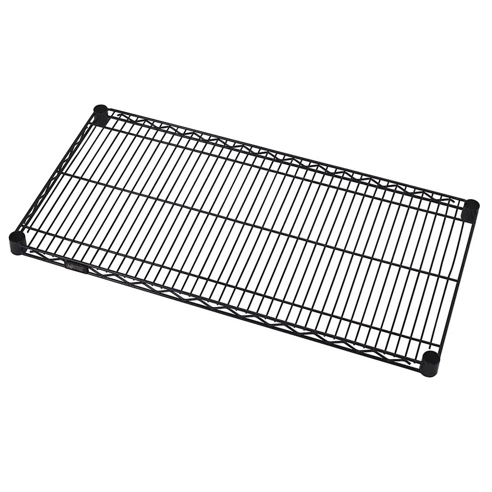 Quantum Food Service 1430BK 30x14 Black Epoxy Wire Shelf - Image 1 of 1