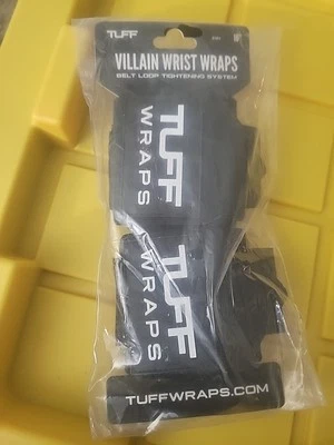 16" VILLAIN WRIST WRAPS - All Black  - Image 1 of 2