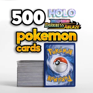 500 Pokemon Darkness Ablaze Holo / Reverse Pokemon Cards Bulk Lot Pack - Picture 1 of 1