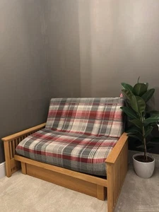 Futon Company Double Sofa Bed with Underbed Drawer and New Mattress - Picture 1 of 5