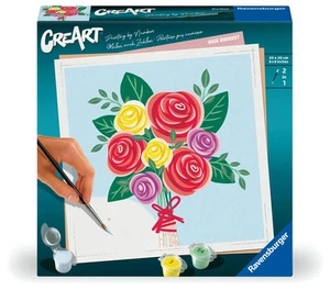 CreArt, Malen nach Zahlen Adults Trend - Rosenstrauß | Deutsch | Spiel | 2025 - Bild 1 von 1