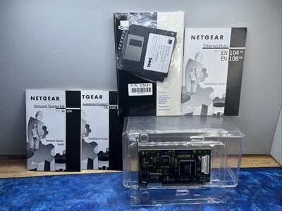 Netgear FA310TX Fast Ethernet PCI Adapter Card New Open Box - image 1 of 4