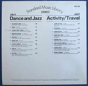 T Visconti J Deuchar P Moore Music Library ESL 109 Dance Jazz Activ Travel 1970  - Imagen 1 de 4