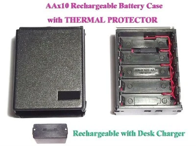 AA10 Rechargeable Battery Case THERMAL for Icom IC2AT 02AT 04AT 2GAT 32AT A2 M5 - Image 1 of 3