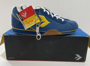 Savier Cooper Skateboard Shoes Blue Yellow Mens Size 8 New With Tags Very Rare - Picture 1 of 12