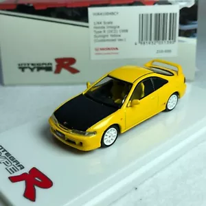 1/64 Hobby Japan Honda Integra Type-R DC2 1998 Yellow Carbon Bonnet HJ641004BCY - Picture 1 of 1