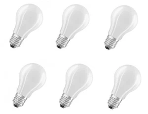 6x Osram LED STAR Classic A 40 E27 4W=40W kaltweiß matt EEK:F (Spektrum A-G) - Bild 1 von 4