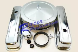 Pontiac Dress Up Kit Chrome Tall Valve Cover Air Cleaner 326 389 400 428 455 350 - Picture 1 of 4
