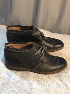 JOHN VARVATOS STAR USA LEATHER CHUKKA BOOTS MEN'S US Moss Green  Size 9M - Picture 1 of 8