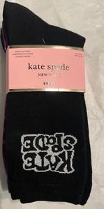 NWT - KATE SPADE 3 PACK OF COLORFUL CREW SOCKS - Picture 1 of 7