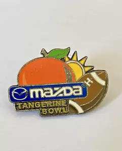 Mazda Mandarine Schüssel Hut Pin Tie Tack College Football 2003 Orlando FL 1" Emaille - Bild 1 von 5