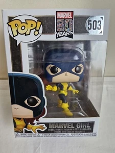 Funko Pop # 503 Marvel Girl Marvel 80 Years Vinyl Figure Bobble Head Boxed. - Foto 1 di 8