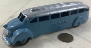 Vintage 1930's Tootsietoy Jumbo Greyhound Bus About 6” - Picture 1 of 4