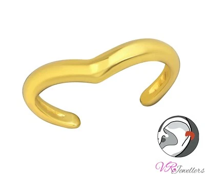 Brazalete de oreja 925 chapado en oro plata de ley orbital sin piercing clip en el brazalete de oreja Foto 1 de 2