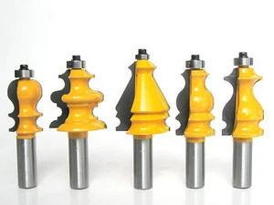 5 pc 1/2" Shank Architectural Specialty Molding 2 Router Bit set S - Picture 1 of 7