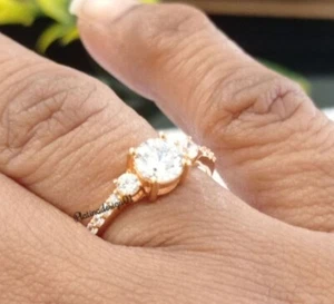 Women's Classy Engagement Ring 1.85ct Lab Created Diamond 925 Sterling Silver - Picture 1 of 6