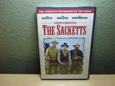 The Sacketts (DVD, 1979) Complete Miniseries 2 Discs Sam Elliott Tom Selleck New - Image 1 of 4