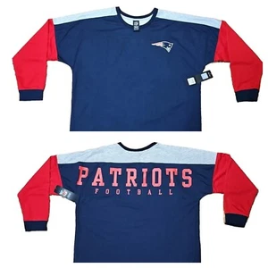 New England Patriots Football Sweatshirt Women's BRAND NEW NFL Team Apparel  - Picture 1 of 8