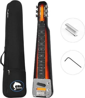 Lap Steel Guitar Slide Electric Guitar Lap style Instrument W/Metal Slide/Bag - Image 1 of 4