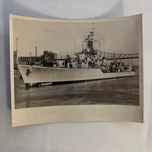 Royal Canadian Navy Militär Schiff Foto Foto Vintage Zerstörer Haida - Bild 1 von 9