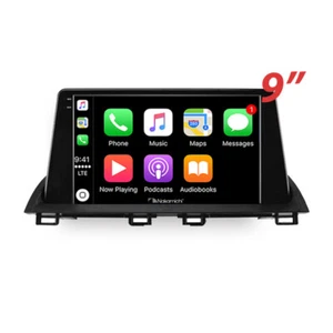 9" Wireless Carplay Android Auto Sat Nav Nakamichi BT Radio For Mazda 3 2013+ - Picture 1 of 6