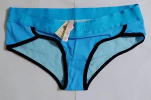 New W/Tag-Victorias Secret-Pink-1 1/2 in Thick Logo Band Hipster Panty - Size M - Picture 1 of 4