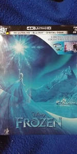 FROZEN - 4k, BLU RAY, DIGITAL STEELBOOK BEST BUY BRAND NEW! - Picture 1 of 3