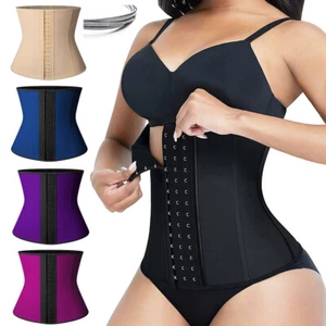 Fajate&Fajas Colombian Girdles LATEX Long Torso Waist Trainer Slim Body Shaper - Picture 1 of 31