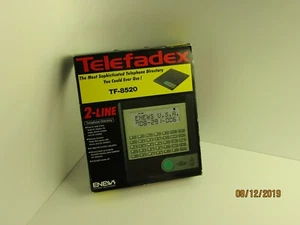A vintage 1990's Pilot TELEFADEX Telephone Directory and calculator - Picture 1 of 3
