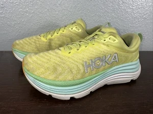 Hoka One One Womens Gaviota 5 1134235 CGSO Yellow Running Shoes Sneakers Sz 9 B - Picture 1 of 11