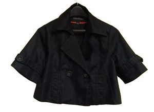 John Paul Richard blazer women's size S light jacket suit coat crop 3/4 sleeves - Picture 1 of 11