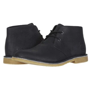 NEW UGG Mens Chukka Lace-up Leather Boots Shoes Winter Size 11.5 - Picture 1 of 9