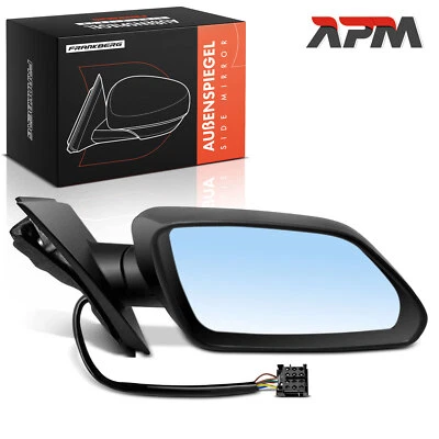 Rétroviseur Droit Convexe Chauffant Manuel Pliable Pour VW Polo 9N 05-12 - Photo 1/4