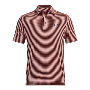 Under Armour Golf Playoff 3.0 Stripe Polo UA Navy Orange Mens Size L 1378676-423 - Picture 1 of 10