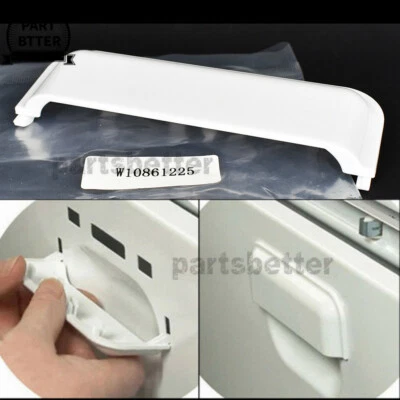New Dryer Door Handle W10861225 For Whirlpool Amana Crosley Maytag W10714516 - Image 1 of 4