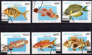 Mozambique serie completa año 1979 usada peces - Imagen 1 de 1