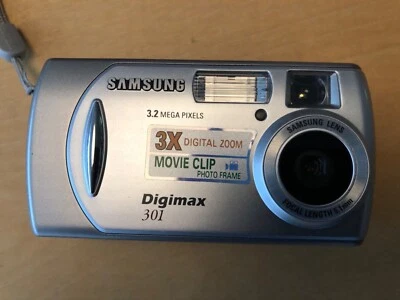 Samsung Digimax 301, 3,2 Mega Pixels - sehr guter Zustand - Bild 1 von 4