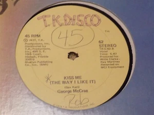 GEORGE McCRAE Kiss Me The Way I Like It part I & II 12" EX - Picture 1 of 1