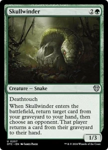 SKULLWINDER x4 mtg NM-M Commander Outlaws of Thunder Junction 4 Unc - Picture 1 of 1