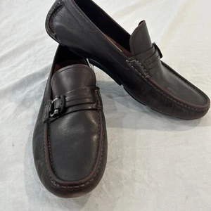 Zapato de Conducción Salvatore Ferragamo Talla 10 1/2 D Marrón, Para Hombre - Imagen 1 de 12