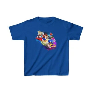 SonicMario Kids Heavy Cotton™ Tee - Picture 1 of 3